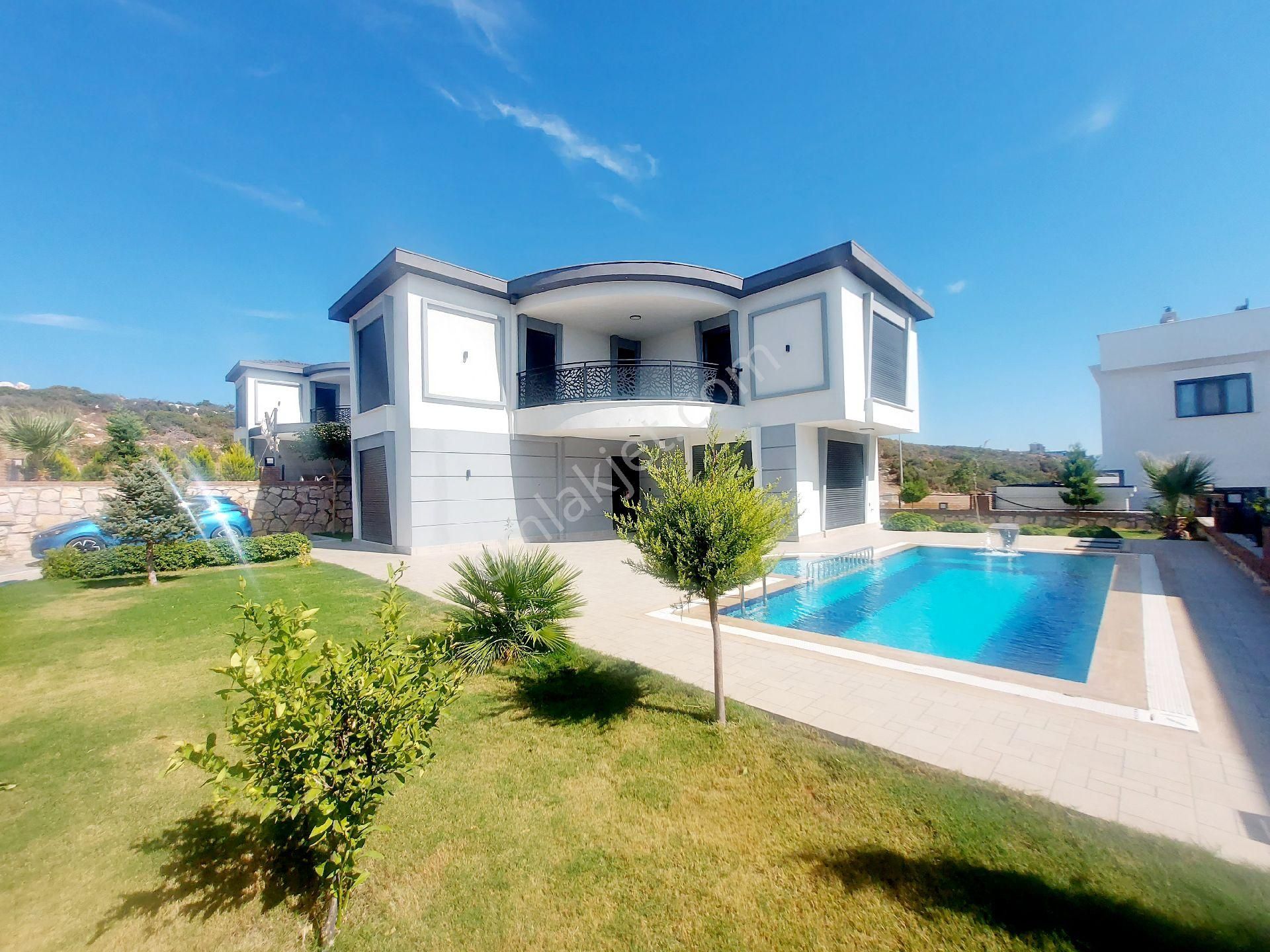 Didim Hisar Satılık Villa Didimde Tam Müstakil 4+1 Açık Mutfak Havuzlu Bahçeli Satılık Villa