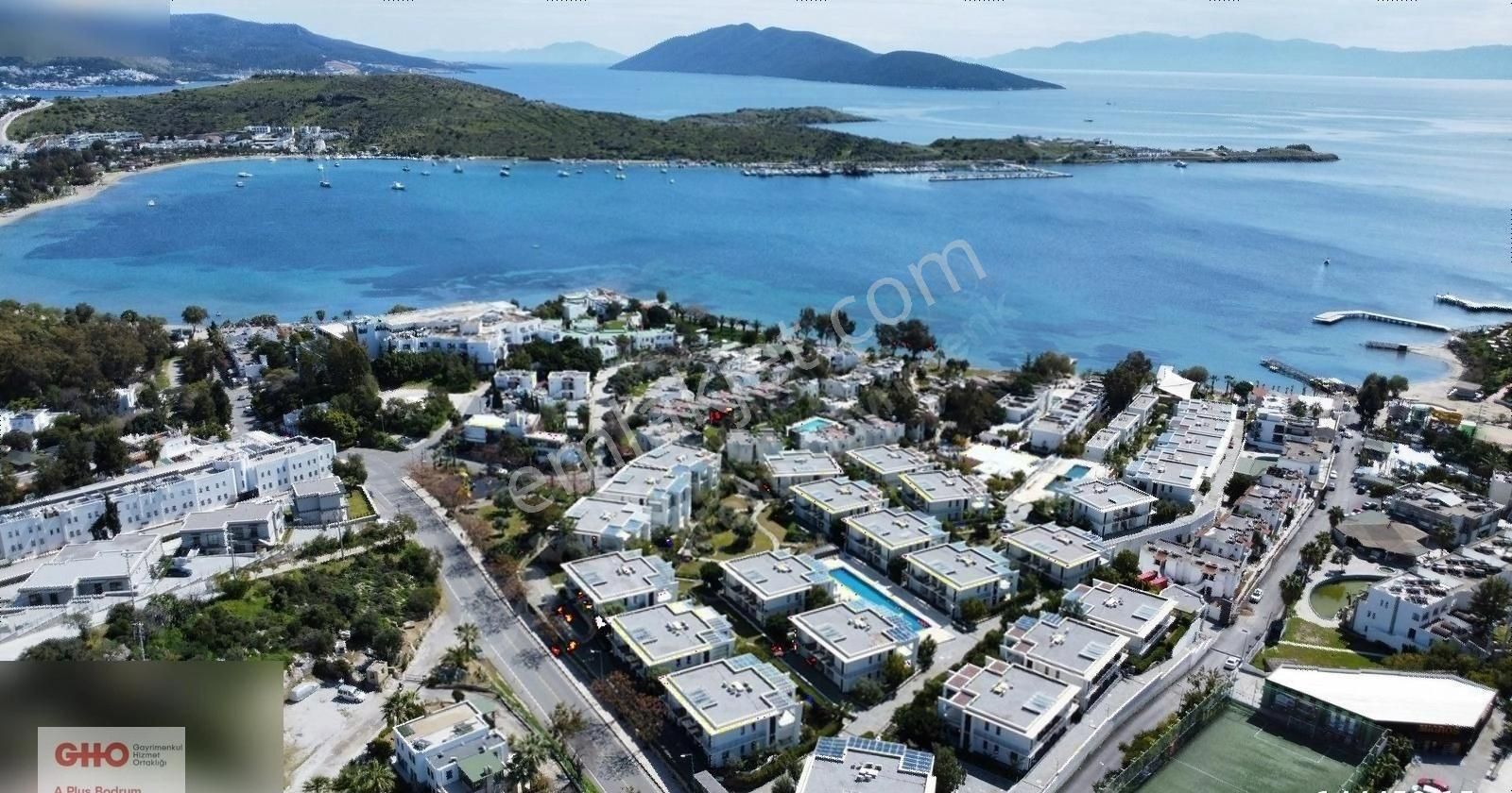 Bodrum Gümbet Kiralık Residence Yıllık Kiralık Platin Residence 2+1 Plaj ve İskele Full Esyalı