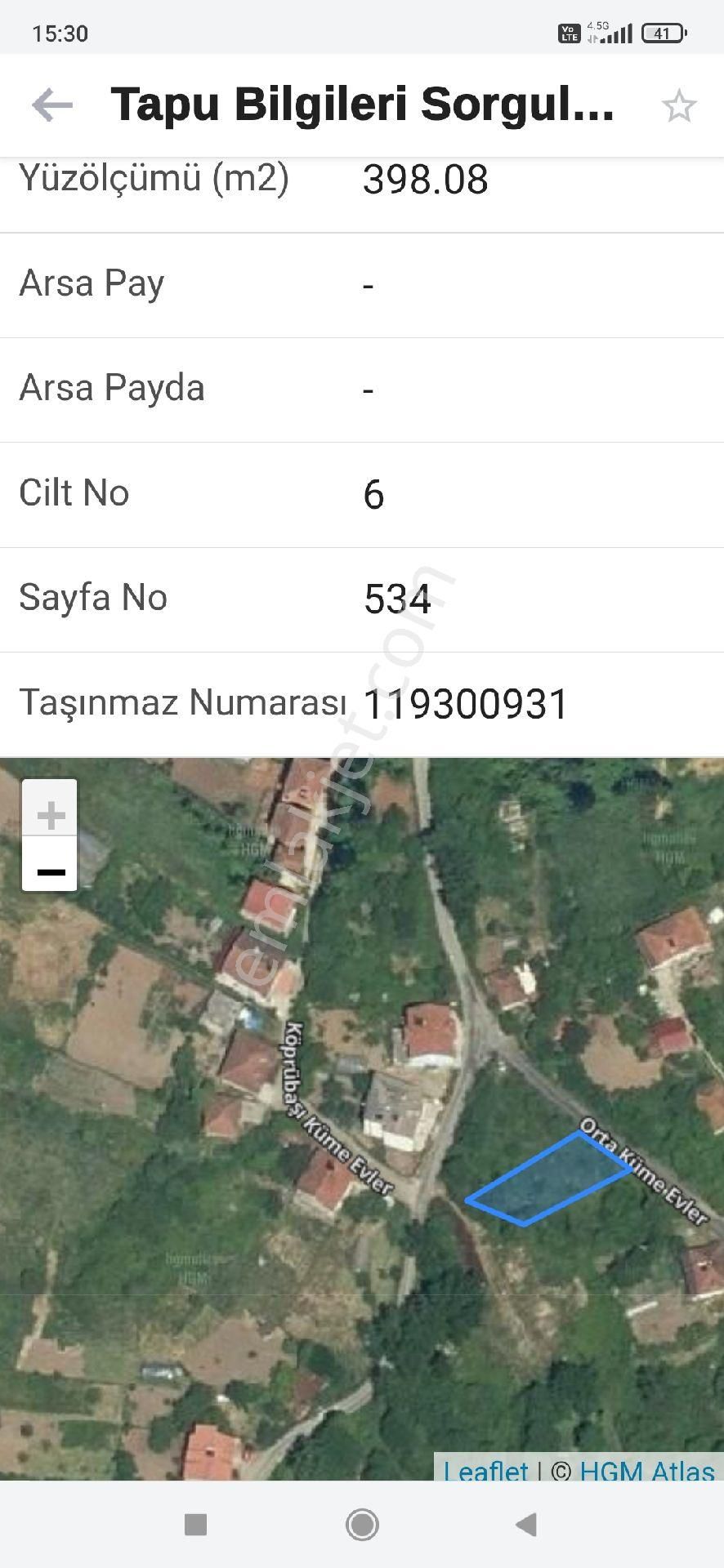 Amasra Şenyurt Köyü (Köprübaşı) Satılık Villa İmarlı DÜNYA HARİKASI ÇAKRAZ'DA ACİL SATILIK 