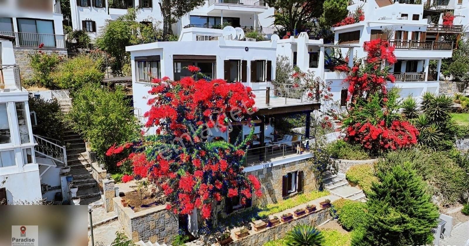 Bodrum Bitez Satılık Villa Bodrum Aktur Sitesi Satılık 5+2 Müstakil Villa.