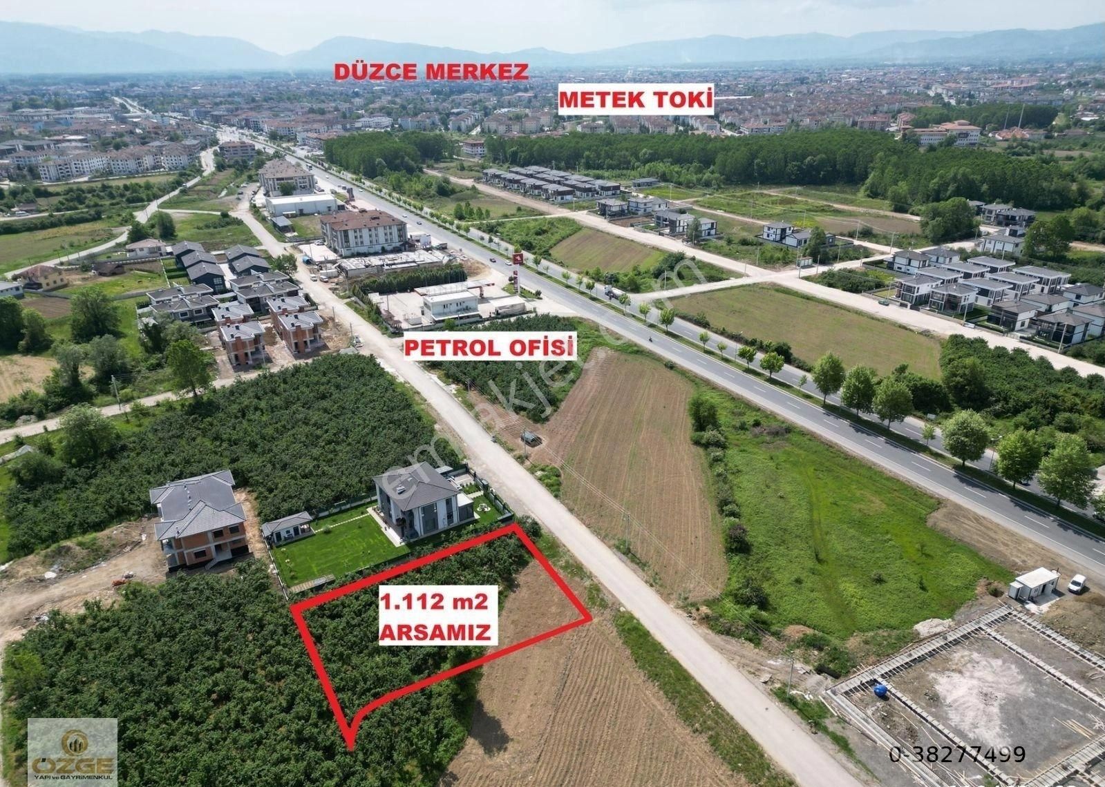 Düzce Merkez Yahyalar Satılık Konut İmarlı DÜZCE MERKEZ YAHYALAR MAH. 1.112 m2 VİLLA KONUT İMARLI ARSA