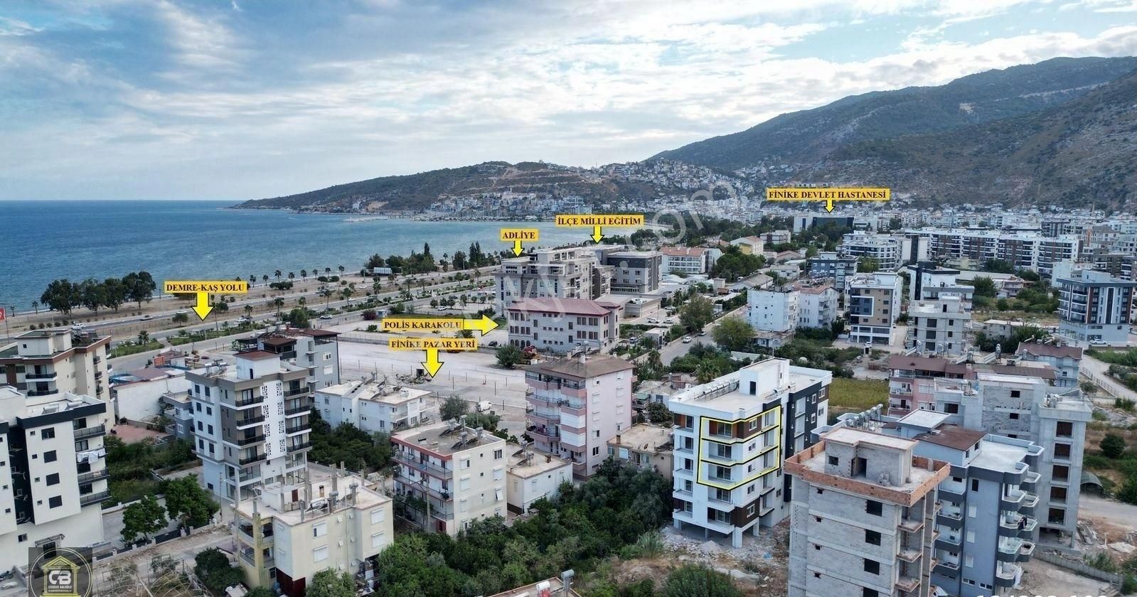 Finike Kum Satılık Daire FİNİKE KUM MAH DENİZ MANZARALI  SIFIR  2+1 85 m² DAİRELER SATILIKTIR