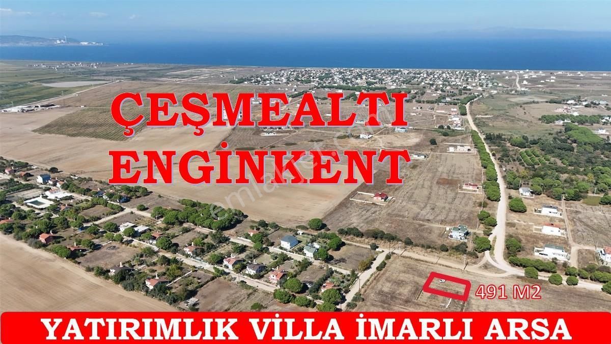 Biga Çeşmealtı Köyü Satılık Villa İmarlı 491 m2 Müstakil 2,5 Kat Villa İmarlı Arsa Çeşmealtı Enginkent