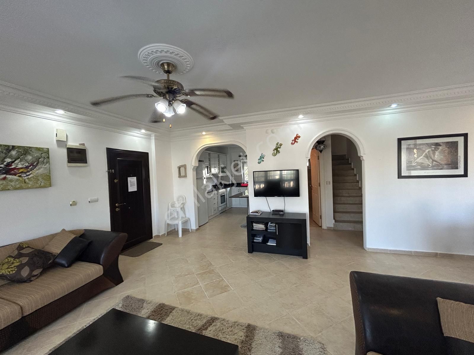 Büyük Plaja Yakın 4 Dairelik Havuzlu Sitede Eşyalı Dubleks - Görsel 11