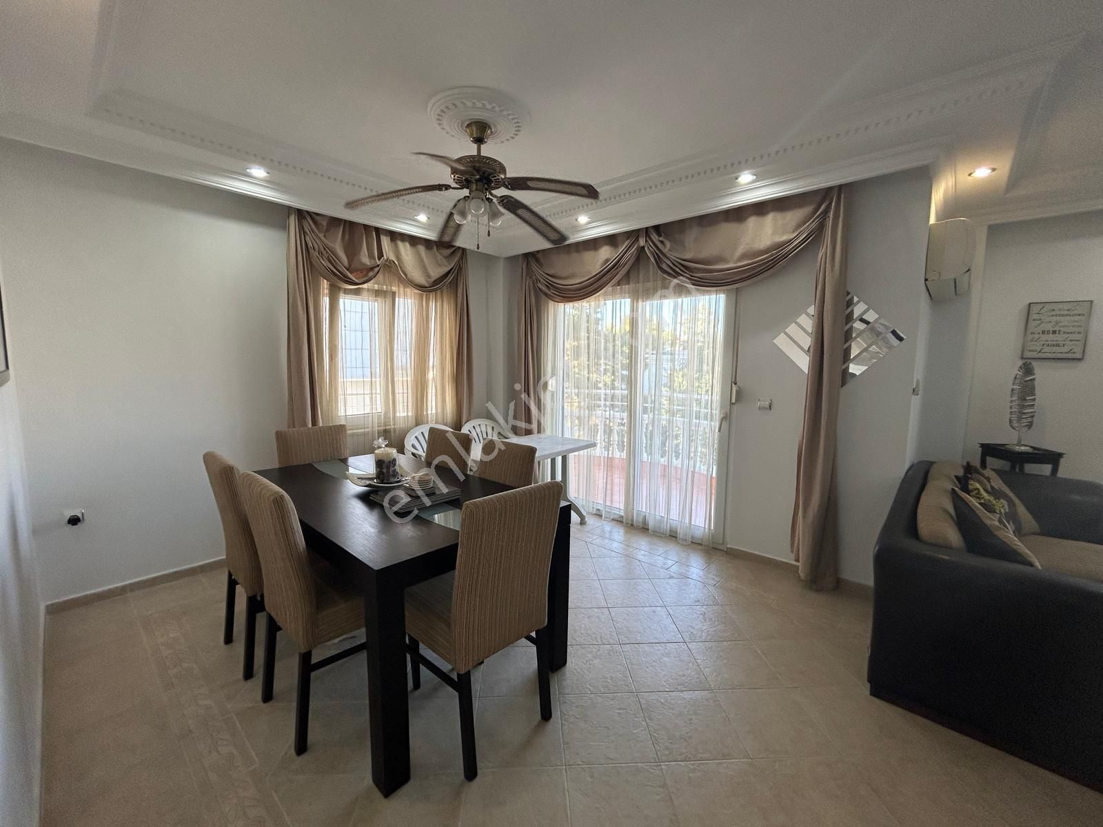 Büyük Plaja Yakın 4 Dairelik Havuzlu Sitede Eşyalı Dubleks - Görsel 6