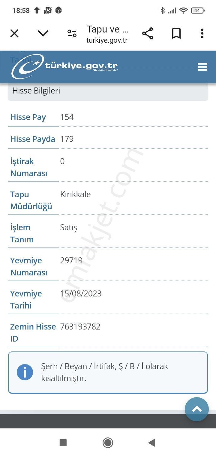 Kırıkkale Merkez Yuva Satılık Konut+Ticaret Alanı Sahibinden Satılık Arsa