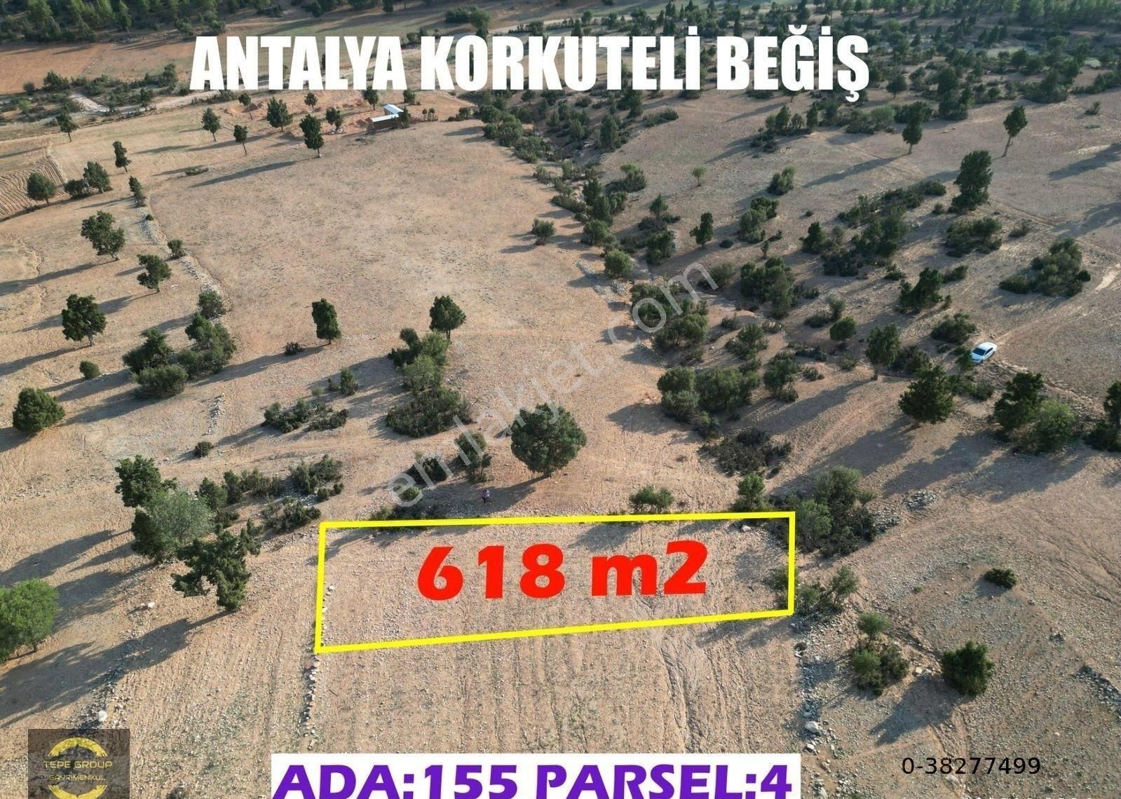 Korkuteli Beğiş Satılık Tarla ANTALYA KORKUTELİ BEĞİŞTE KADASTRO YOLU OLAN SATILIK TARLA