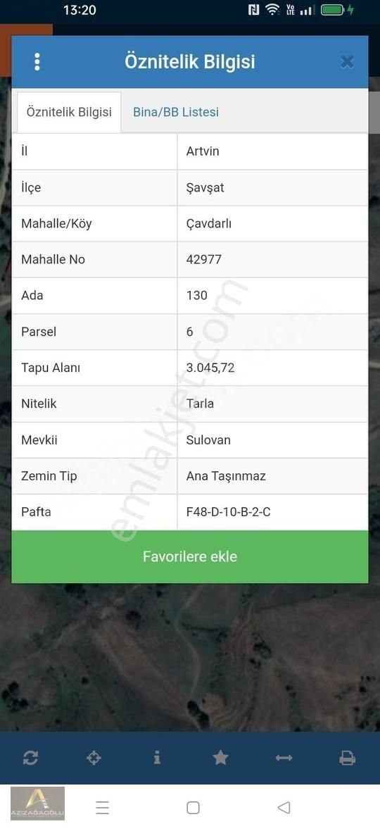 Şavşat Çavdarlı Köyü (Menemse) Satılık Tarla Mandıra-besicilik Yapmak İsteyenlere 6.483 M2 Evli-ahırlı Arsa