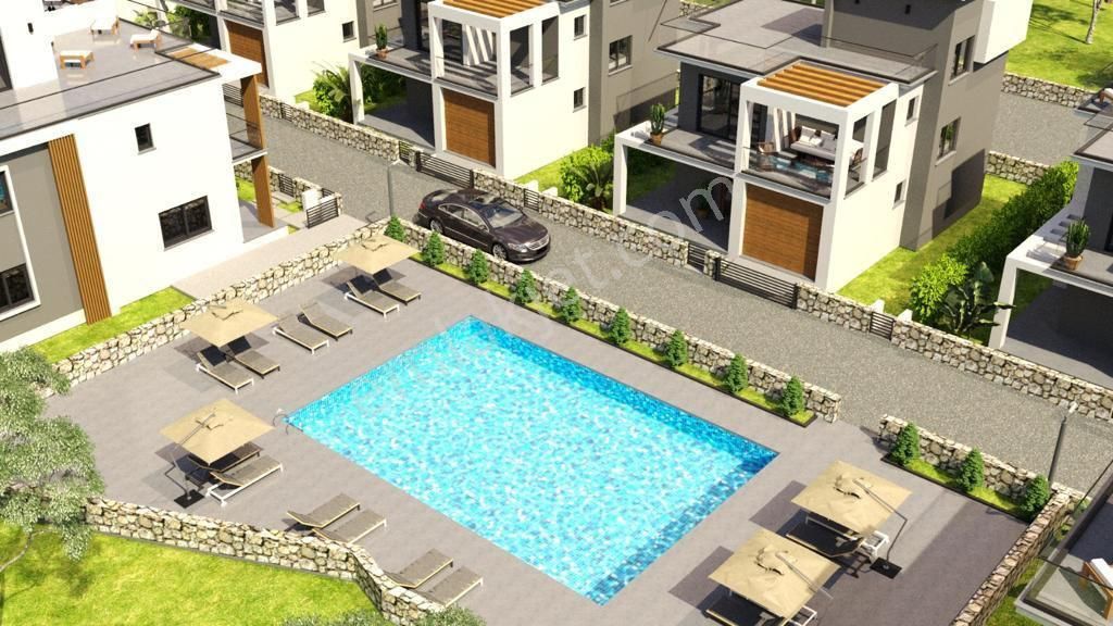 Girne Alsancak Köyü Satılık Villa GİRNE ALSANCAK'TA TESLİME HAZIR SATILIK LÜKS 3+1 VİLLA !!