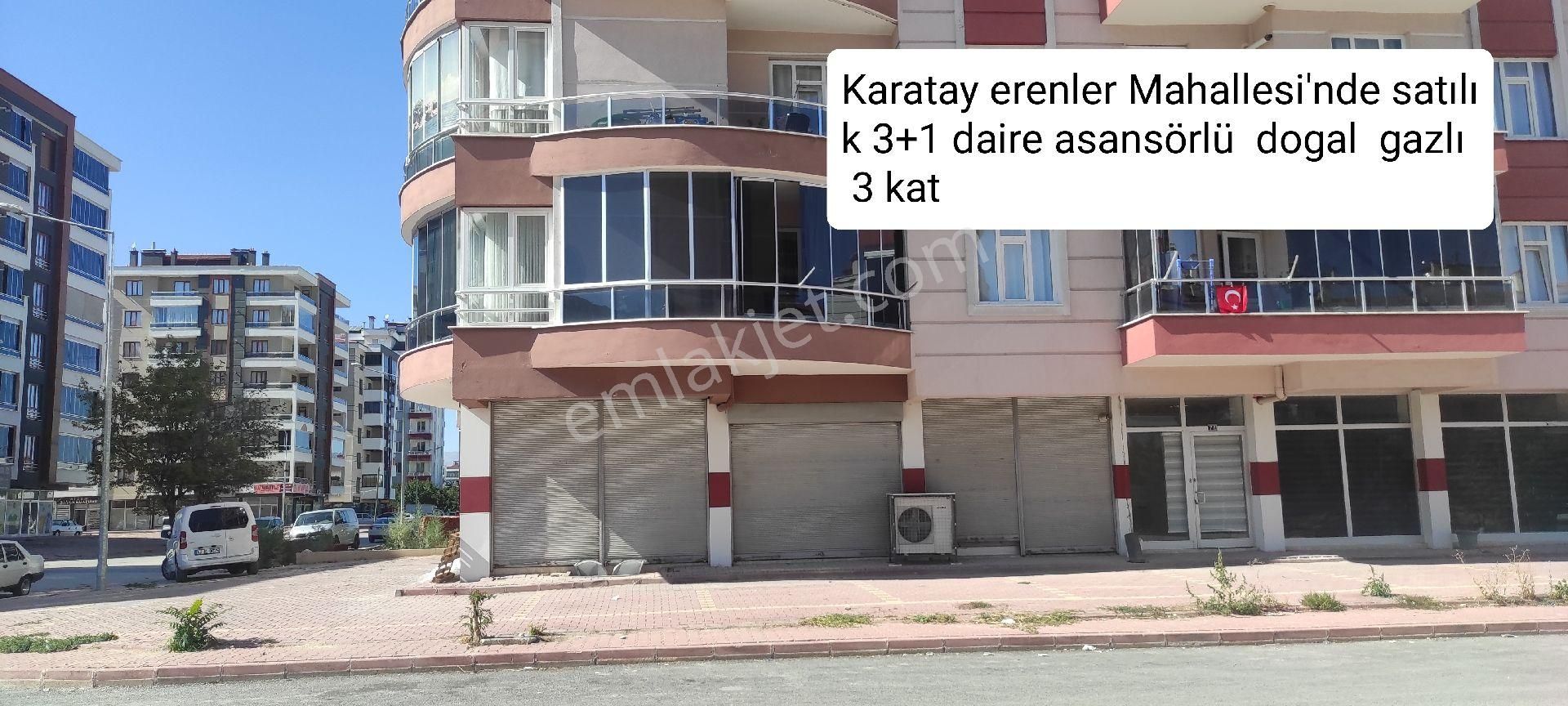 Karatay Erenler Satılık Daire sezenlar emkaktan Karatay erenler Mahallesi'nde satılık daire