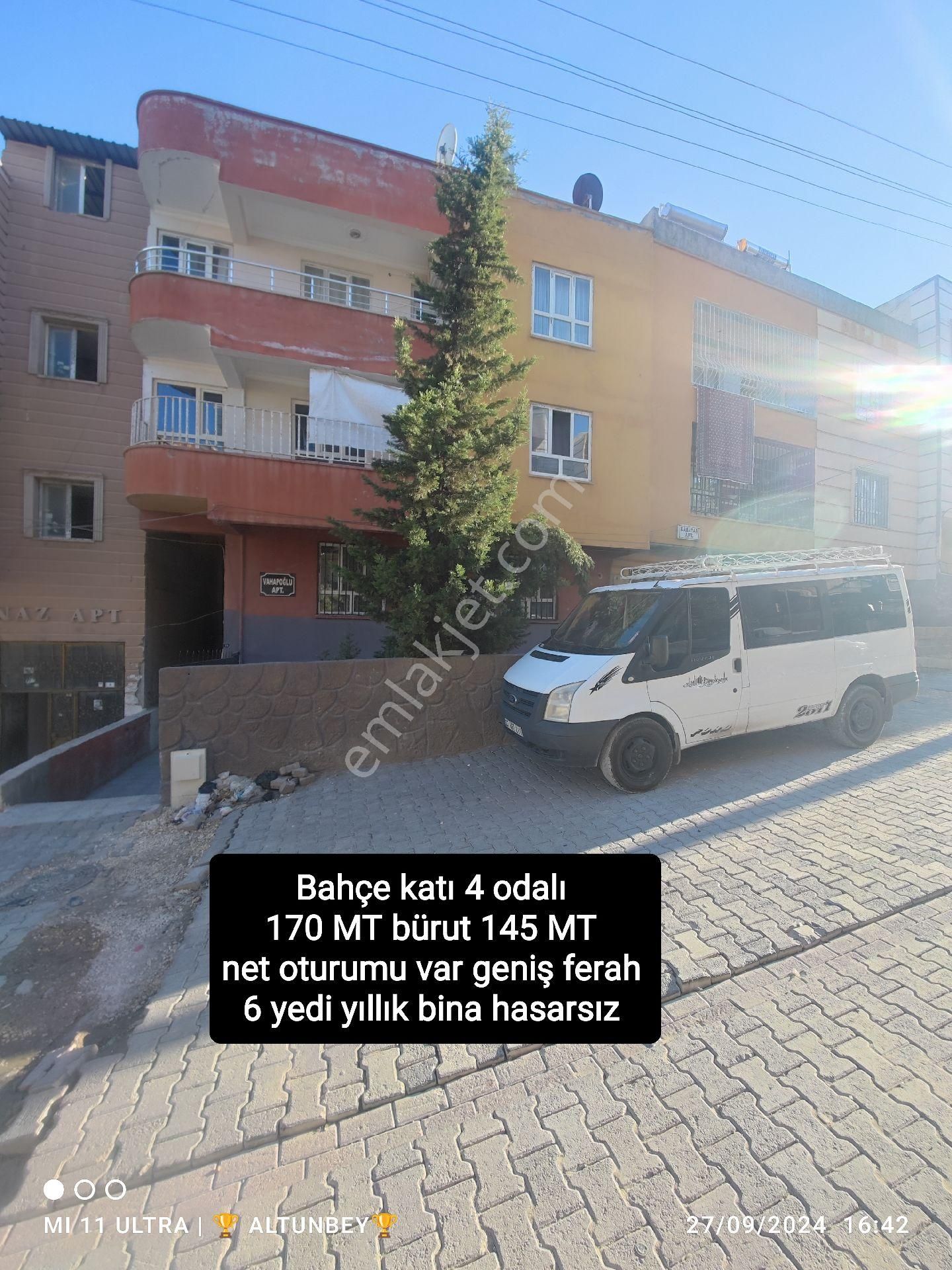 Haliliye Devteyşti Satılık Daire 3+1 dört odali 7 veya 8 yılık bina 145.mt net oturum var burut 180 mt