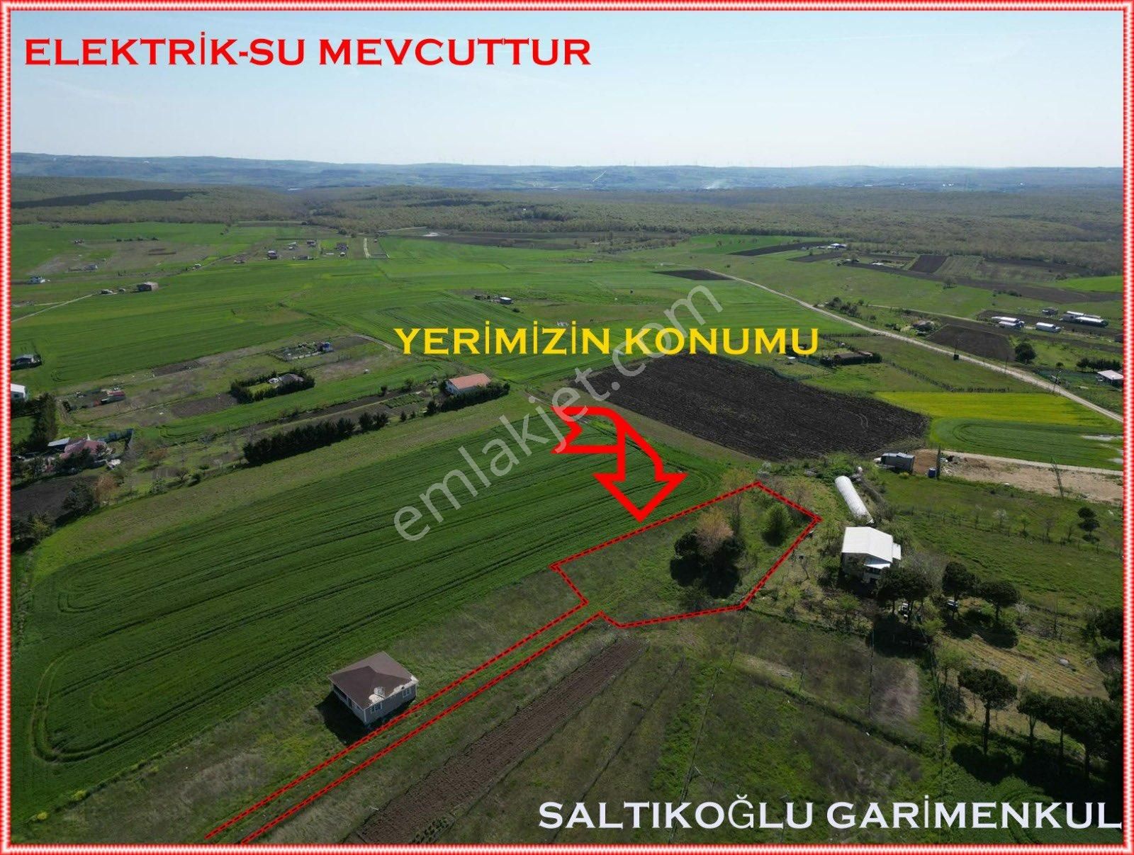 Çatalca Akalan Mahallesinde 1095 M2 Tepe Konumda Arsa - Görsel 8
