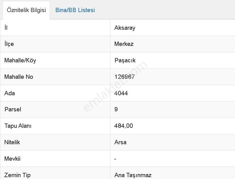 Aksaray Merkez Mehmet Akif Ersoy Kat Karşılığı Konut İmarlı  AKSARAY M. AKİF ERSOY MAHALLESİ'NDE KAT KARŞILIĞI SATILIK ARSA