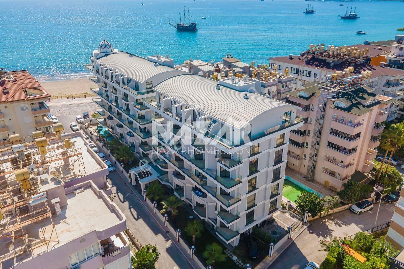 Alanya Cumhuriyet Kiralık Daire Alanya Cumhuriyet'de Kiralık 2+1 Denize Sıfır Manzaralı Daire