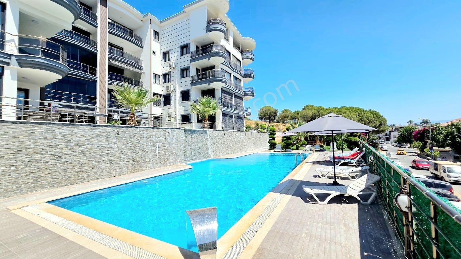 Didim'de İngilizden Elit Site İçerisinde Ful Eşyalı Asansörlü Satılık 2+1 Daire - Görsel 6