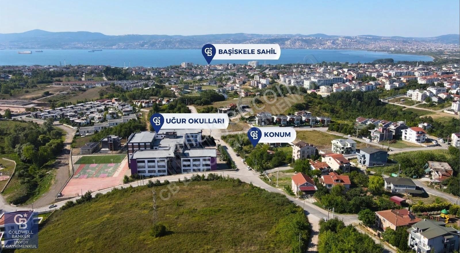 Başiskele Damlar Satılık Villa İmarlı UĞUR OKULLARININ KARŞISINDA TARLA TAKASINA ACIK 503m ARSA