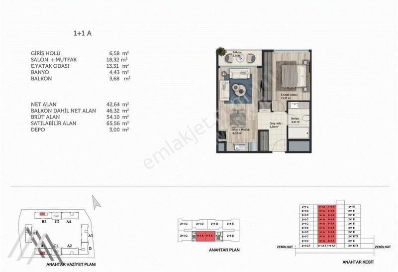 Başakşehir Kayabaşı Satılık Daire **YATIRIM FIRSATI** FUZUL AVRASYA 2 ARA KAT 1+1 **BORÇSUZ**