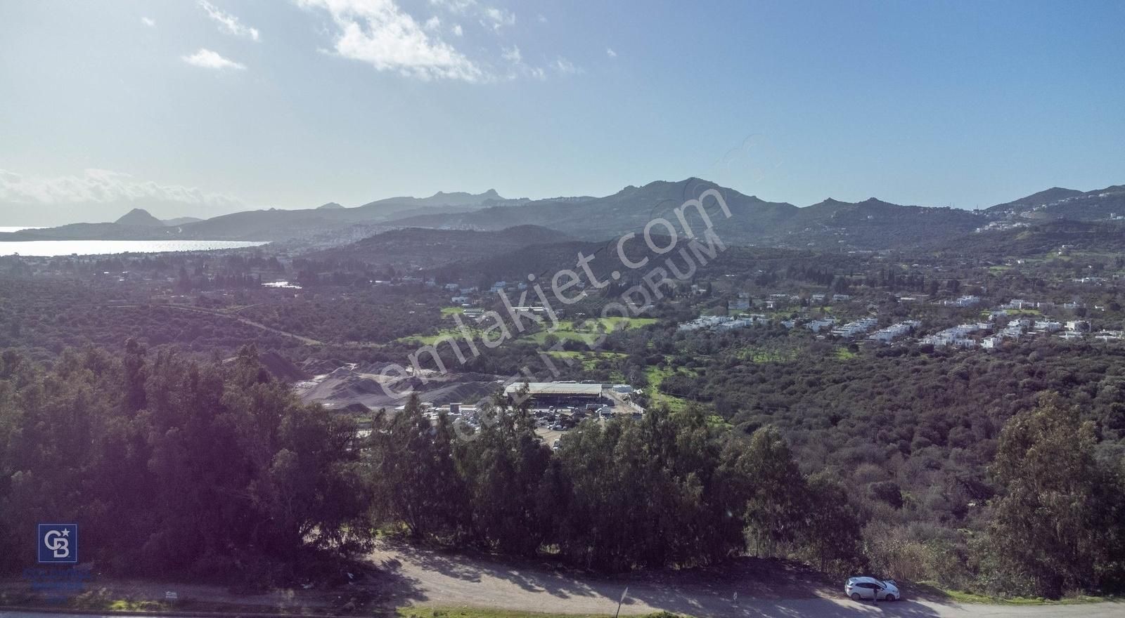 Bodrum Ortakent'te Deniz Manzaralı Tarla - Görsel 4