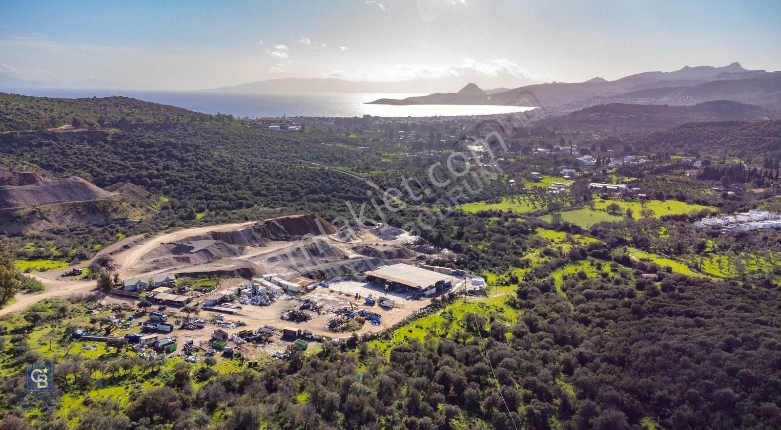 Bodrum Ortakent'te Deniz Manzaralı Tarla - Görsel 14