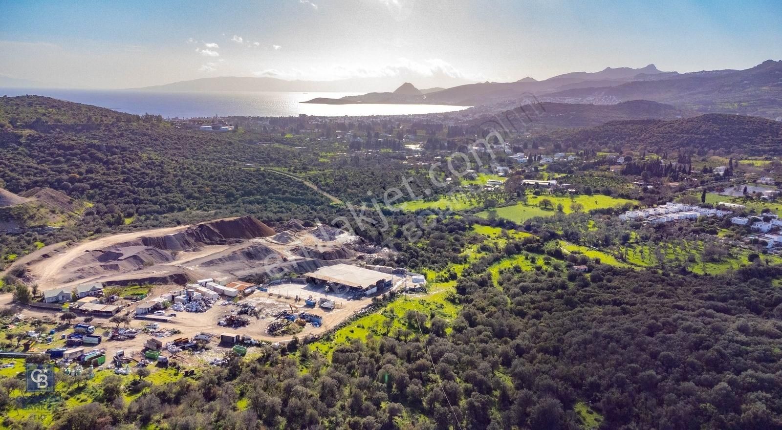 Bodrum Ortakent'te Deniz Manzaralı Tarla - Görsel 7