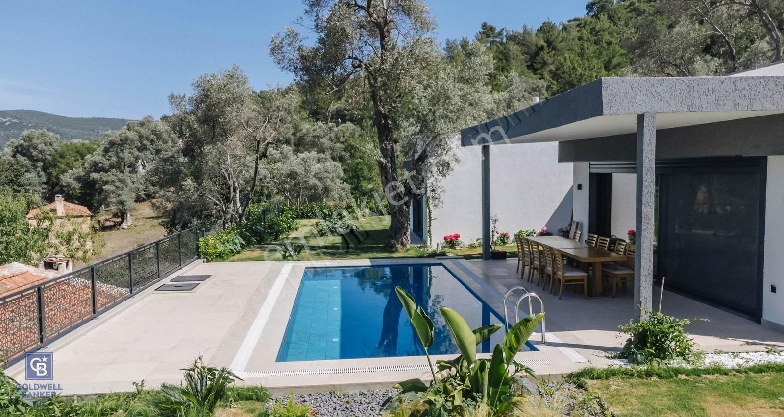 Bodrum Kızılağaç Satılık Villa Bodrum Kızılağaç'ta 1300 m2 Arsa İçinde Tek Katlı Müstakil Villa