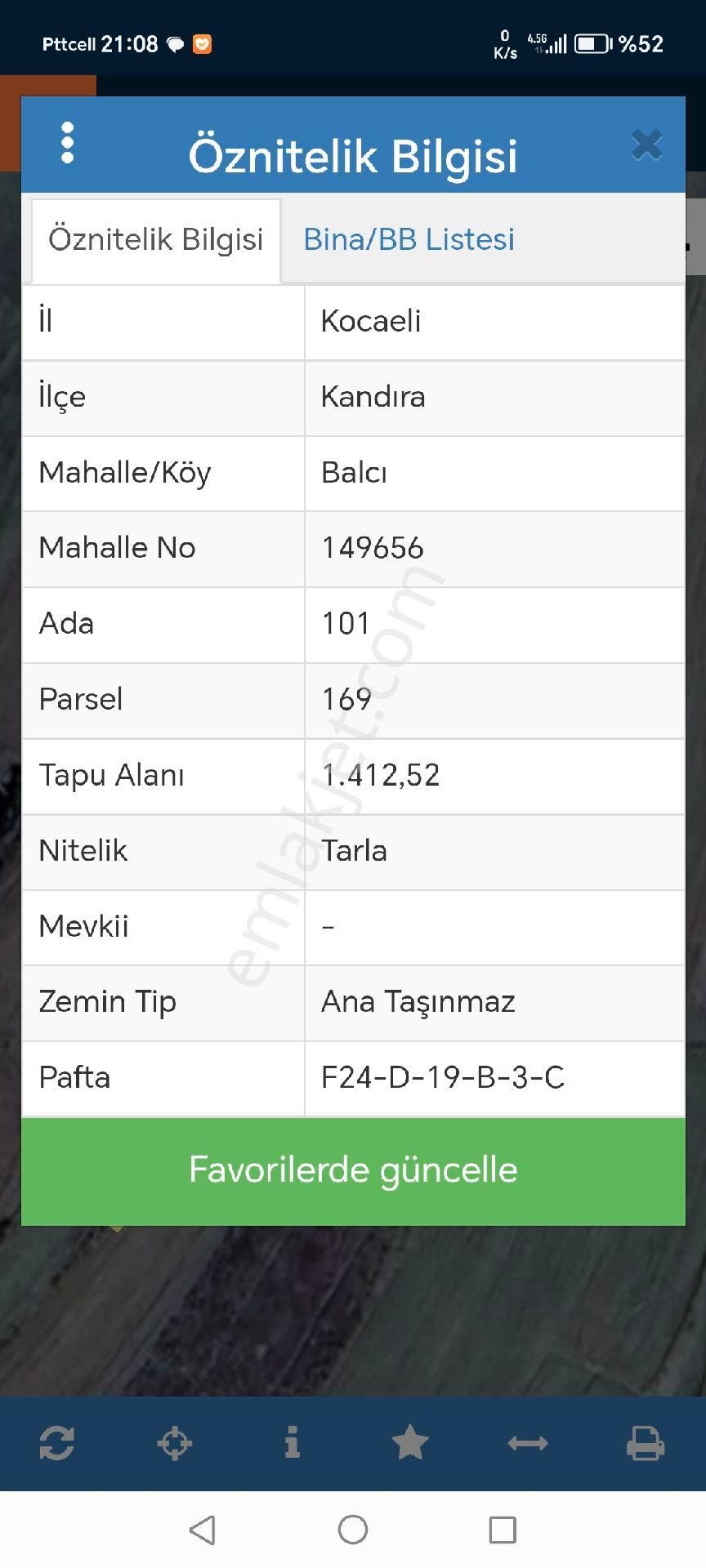 Kandıra Balcı Satılık Tarla SAHİBİNDEN YATIRIMLIK ARSA