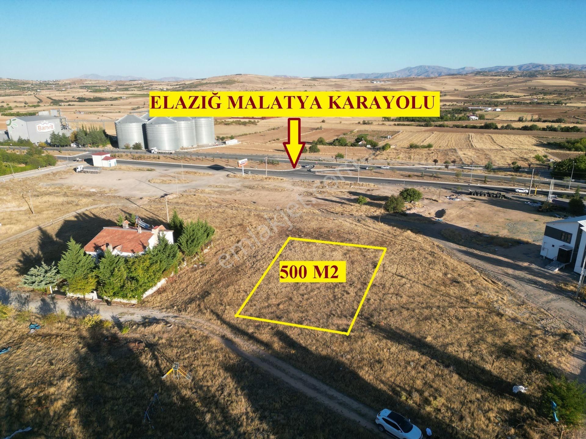 Elazığ Merkez Hankendi Köyü (Yeşilkent) Satılık Villa İmarlı  HANKENDİ'DE MALATYA YOLUNA 100 MT MESAFEDE VİLLA ARSASI