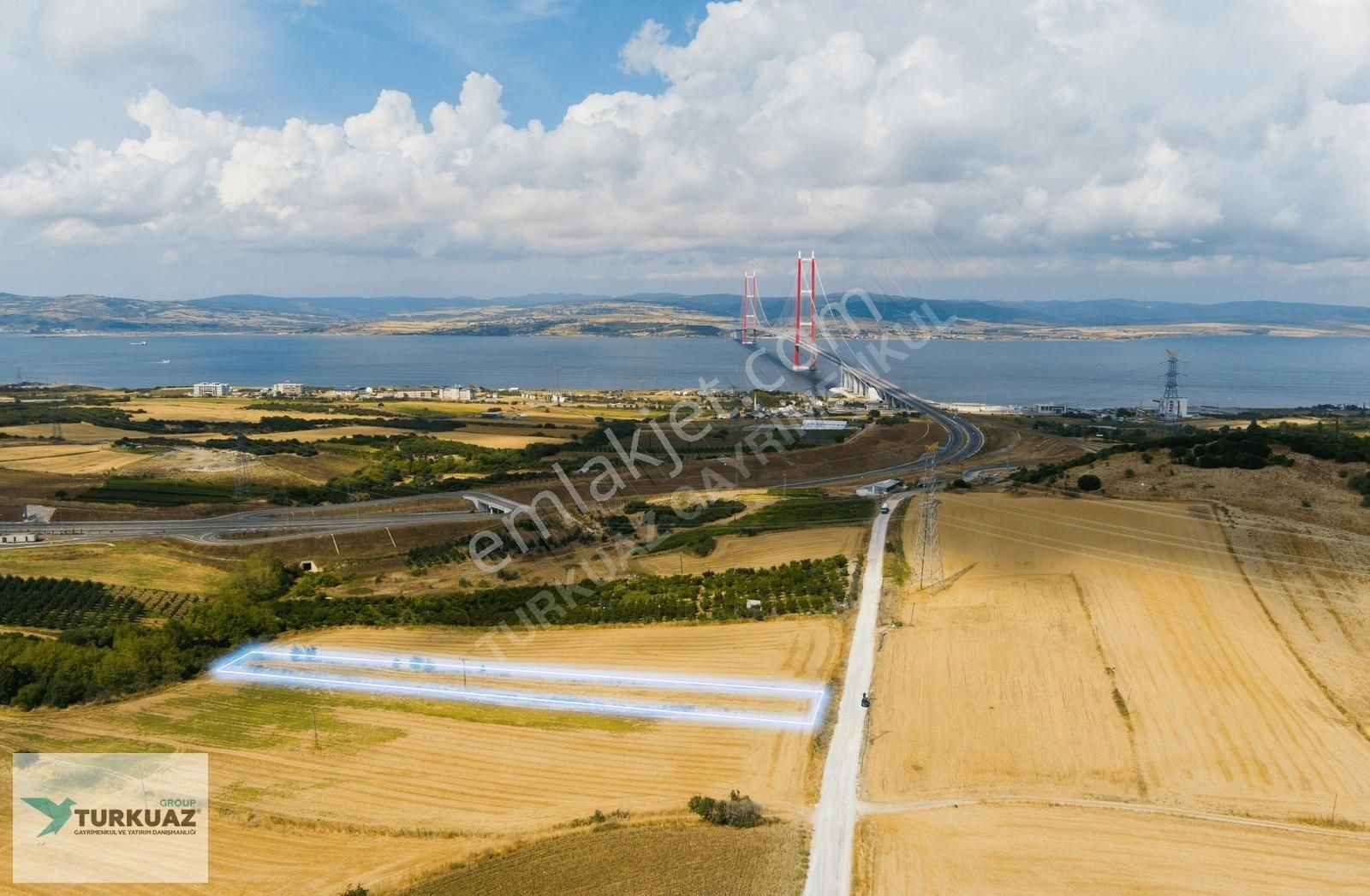 Lapseki Gazi Süleyman Paşa Satılık Tarla Çanakkale Lapseki Gazisüleymanpaşa Satılık Boğaz Manzaralı Tarla