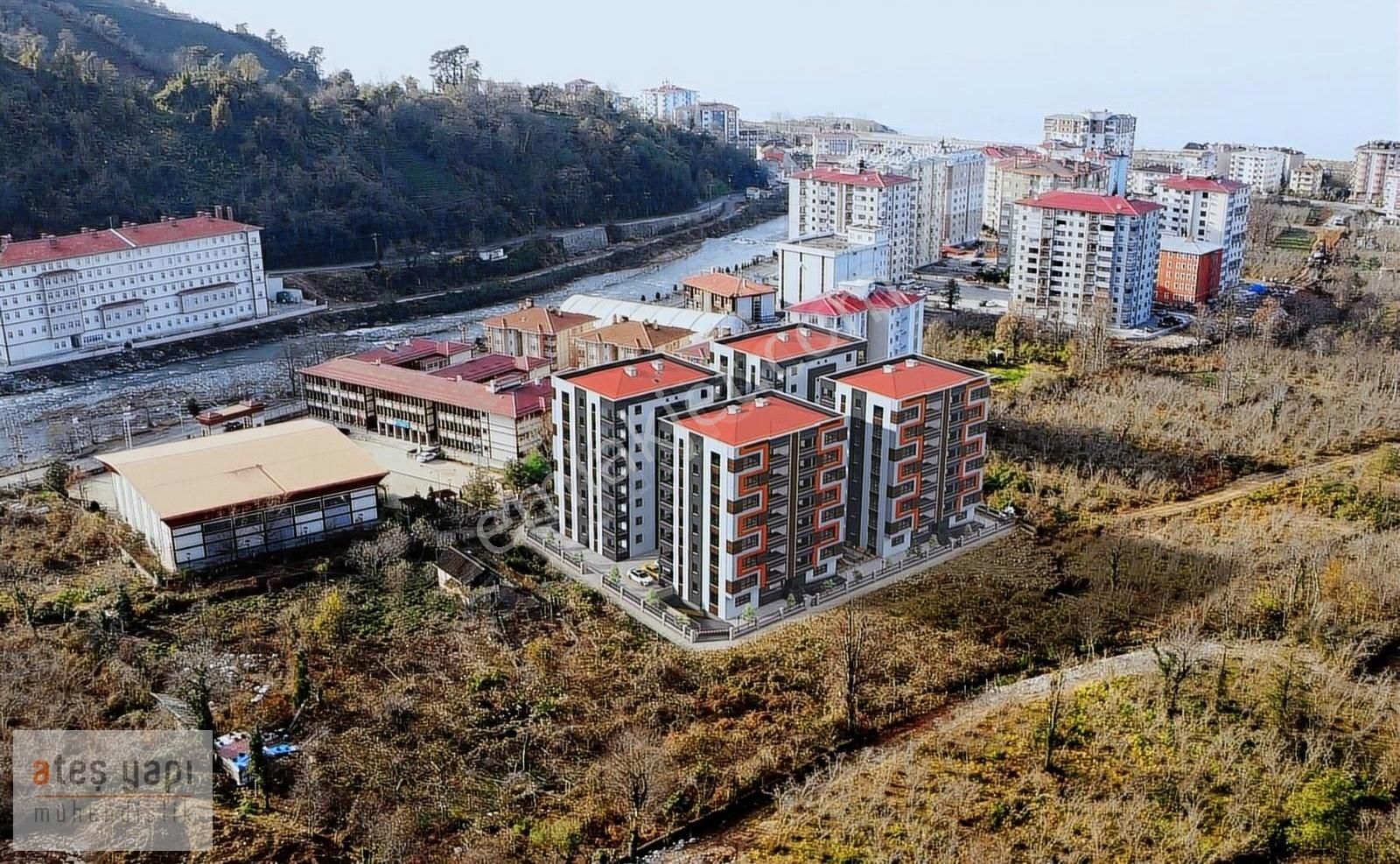 Fındıklı Aksu Satılık Daire ATEŞ YAPI'dan C Blok 2. KAT 180 m2 ALANLI 3,5+1 DAİRE