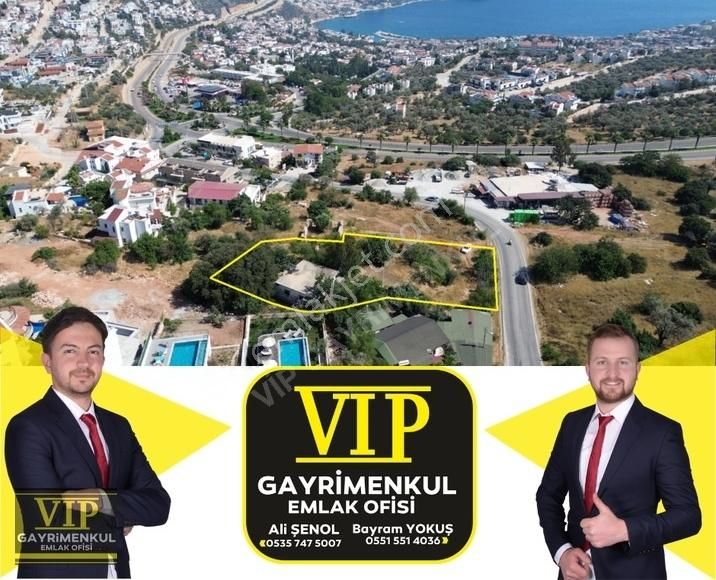 Kaş Kalkan Satılık Villa İmarlı VIP GAYRİMENKUL ' den Kalkan Merkezde Deniz Manzaralı ARSA