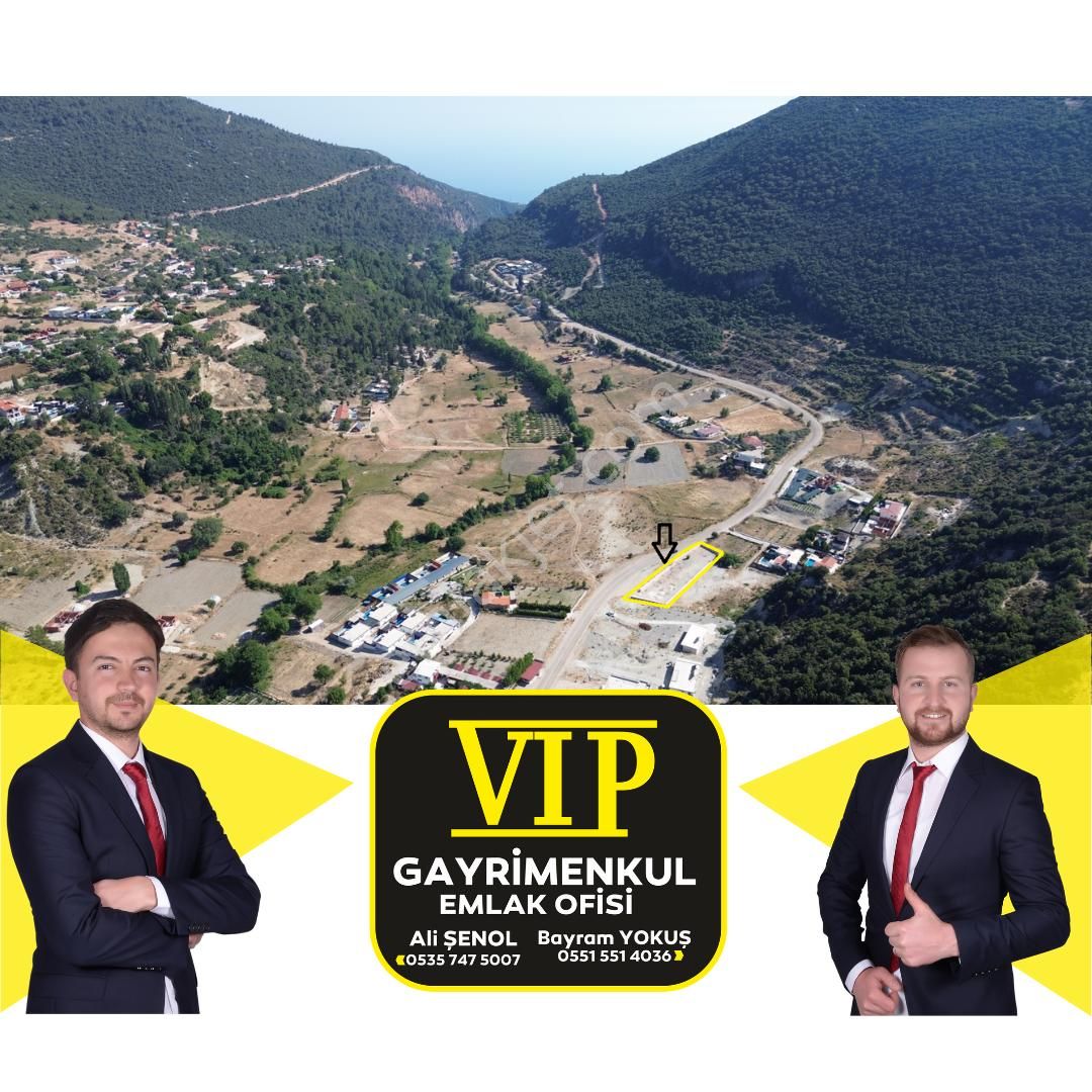 Kaş İslamlar Satılık Ticari İmarlı VIP GAYRİMENKUL ' den İslamlar Mah. Yola Sıfır 1092 m2 Arsa