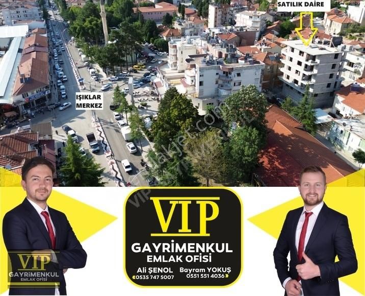 Elmalı Gündoğan Satılık Daire VIP GAYRİMENKUL ' den Elmalı Işıklarda Merkezde 2+1 SıfırDaire