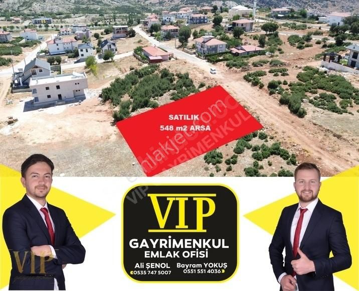 Elmalı Gündoğan Satılık Villa İmarlı VIP GAYRİMENKUL'den HASTANE KARŞISINDA 548 m2 İMARLI VİLLA ARSA