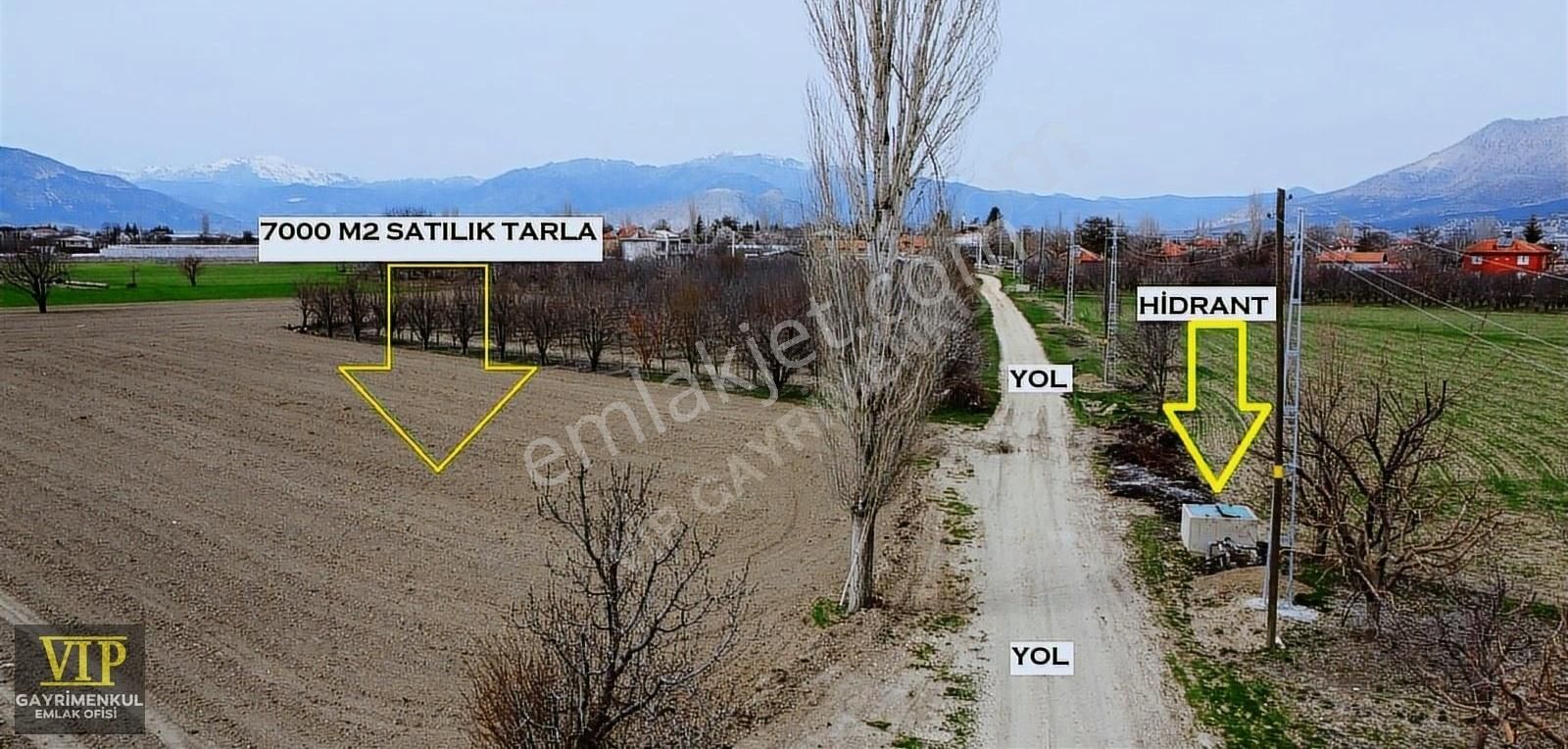 Elmalı Düden Satılık Tarla VİP GAYRİMENKUL'den DÜDENKÖY MAH. 6.970 m2 KAÇIRILMAYACAK TARLA