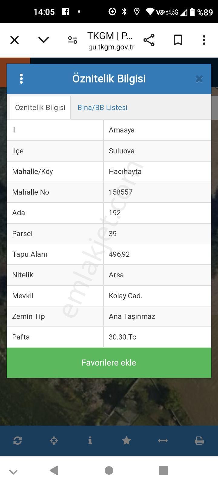 Suluova Hacıhayta Satılık Konut İmarlı YATIRIM LIK ARSA LAR 