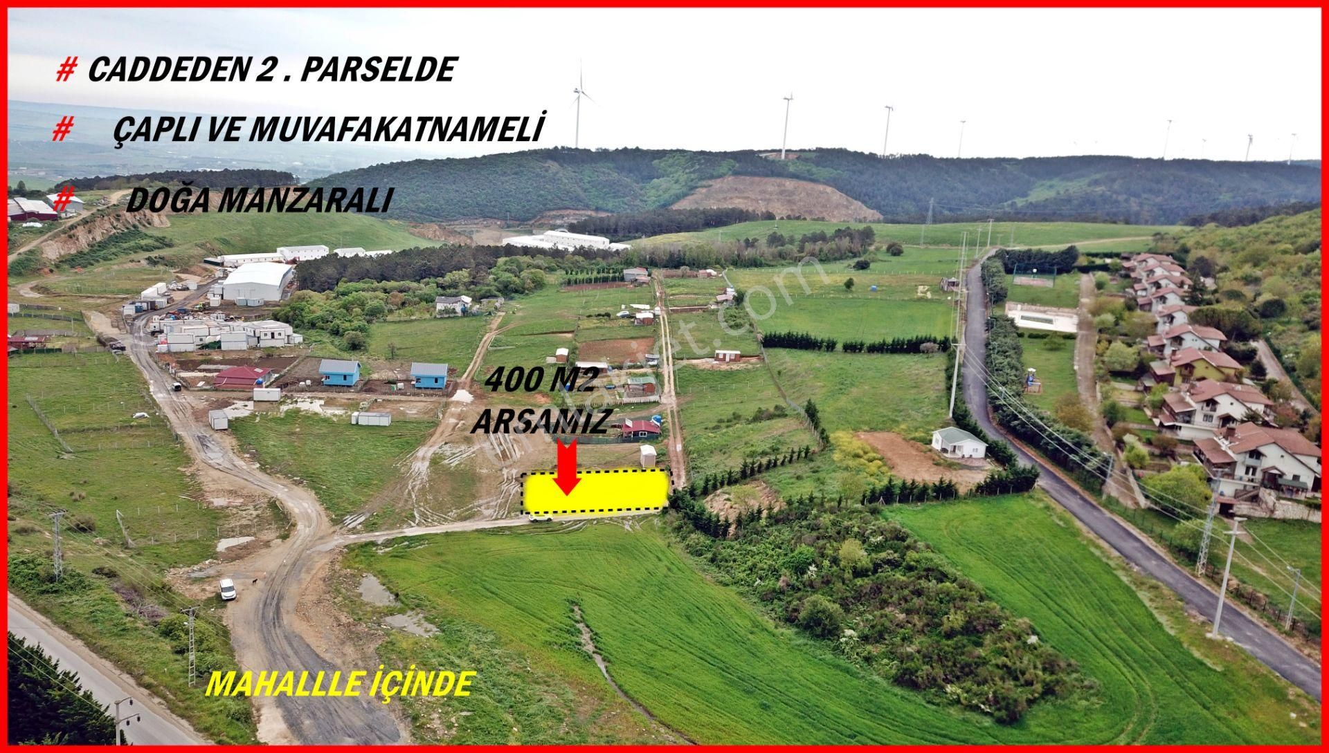 İnceğizde Caddeden 2. Parselde 400 M2 Arsa (köşe Başı) - Görsel 4