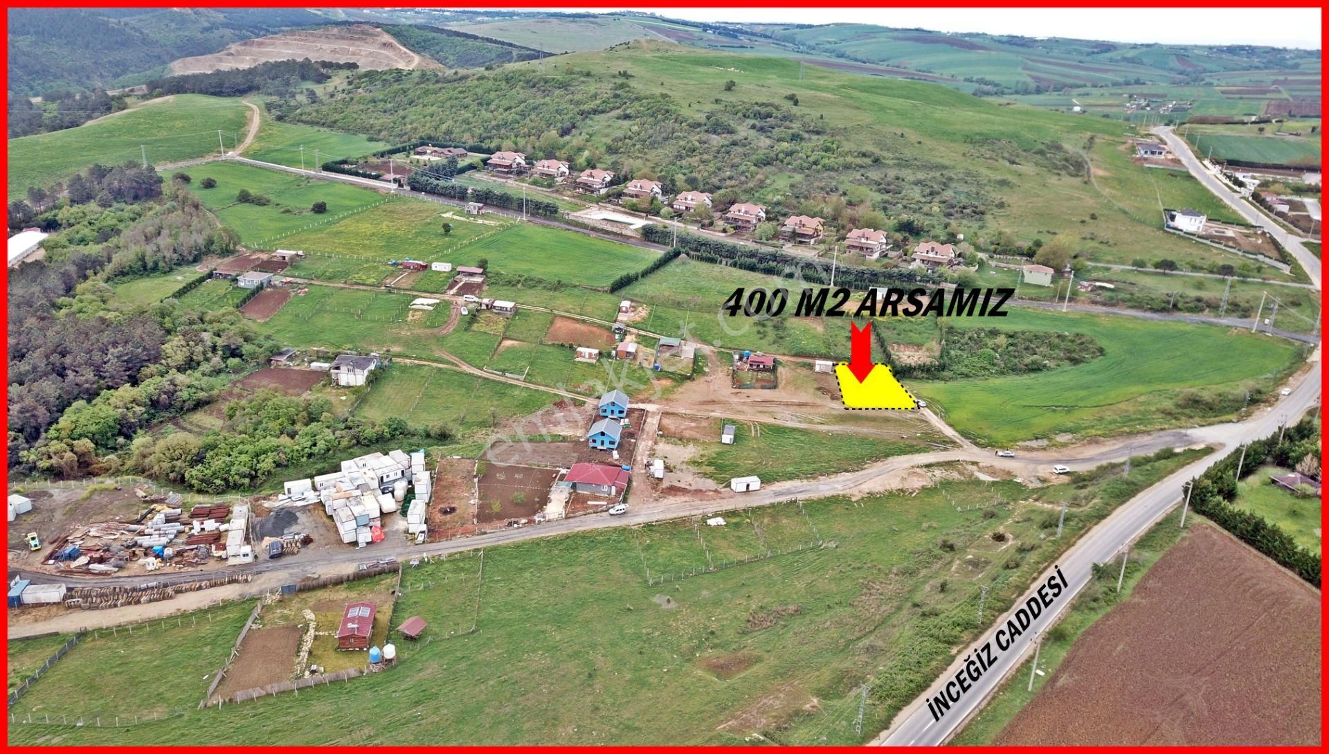 İnceğizde Caddeden 2. Parselde 400 M2 Arsa (köşe Başı) - Görsel 8