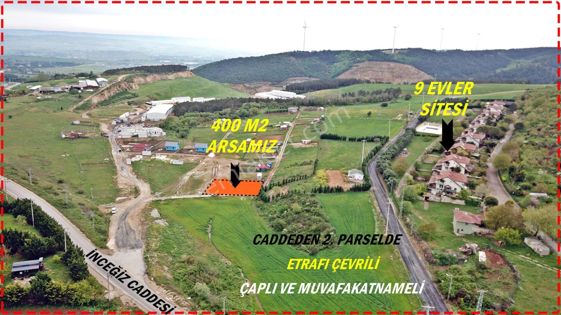 İnceğizde Caddeden 2. Parselde 400 M2 Arsa (köşe Başı) - Görsel 2