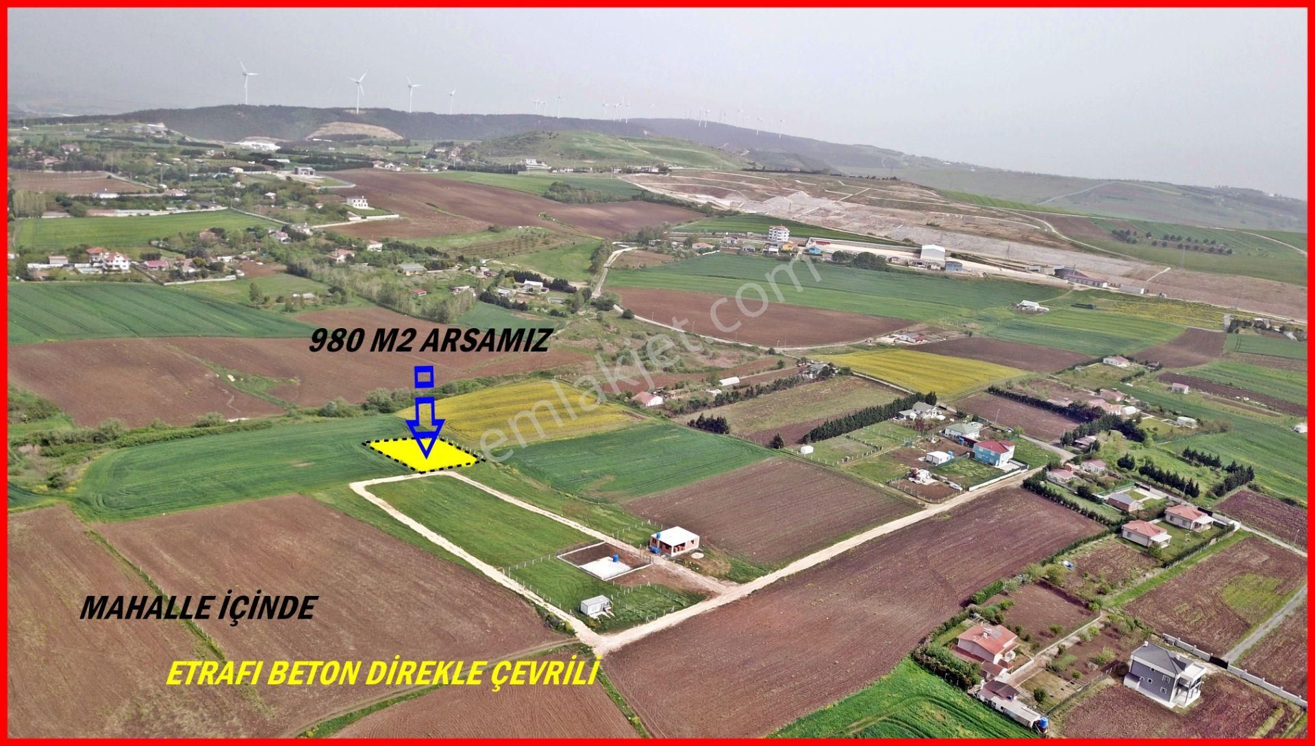 Elbasanda Beton Direk Çevrili Doğa Manzaralı 980 M2 Arsa - Görsel 12