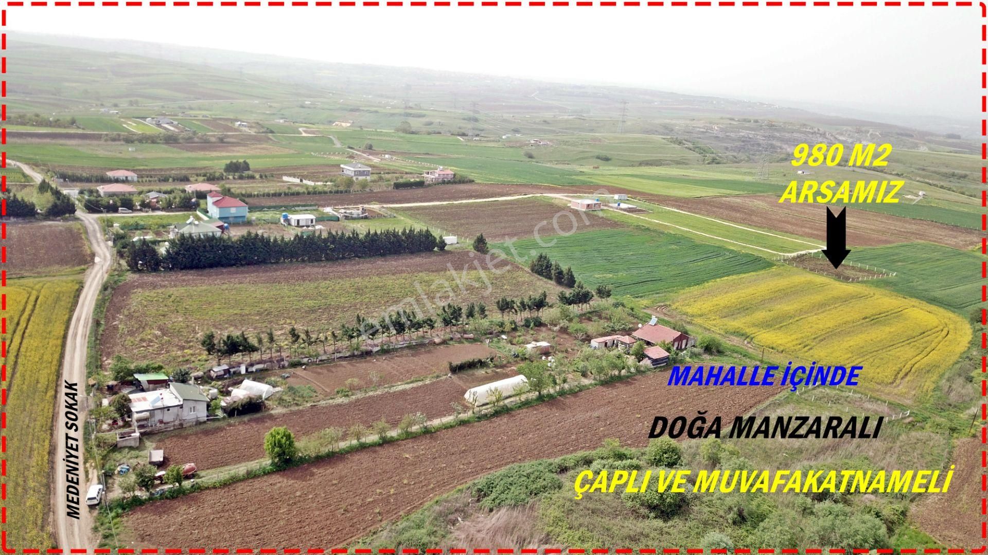 Elbasanda Beton Direk Çevrili Doğa Manzaralı 980 M2 Arsa - Görsel 2