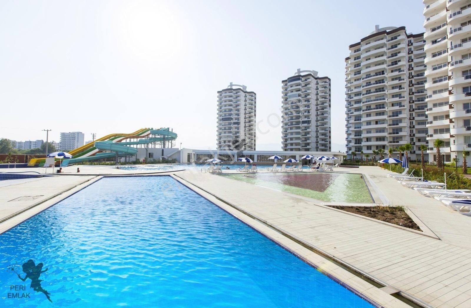 Erdemli Çeşmeli Kiralık Daire 15 Haziran 2025'e Kadar Liparis Sun City'de 1+1 - Peri Emlak'tan