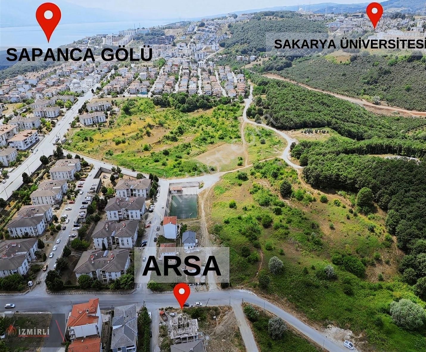 Serdivan Beşköprü Satılık Ticari İmarlı Beşköprü'de 310m2 Köşe Parsel Arsa