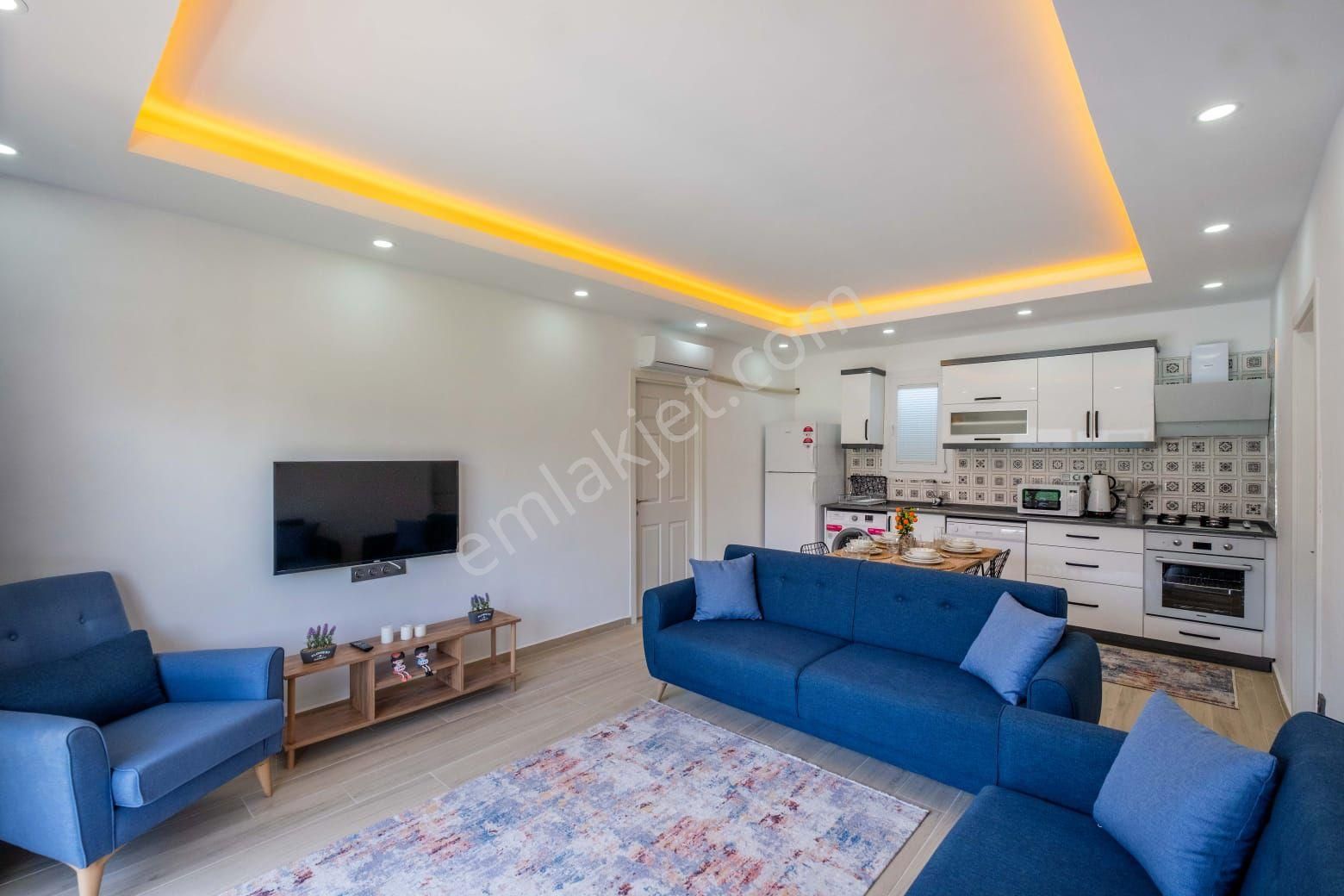 Fethiye Çiftlik Te Müstakil Havuzlu Full Eşyalı Uzun Dönem Kiralık Villa - Görsel 19