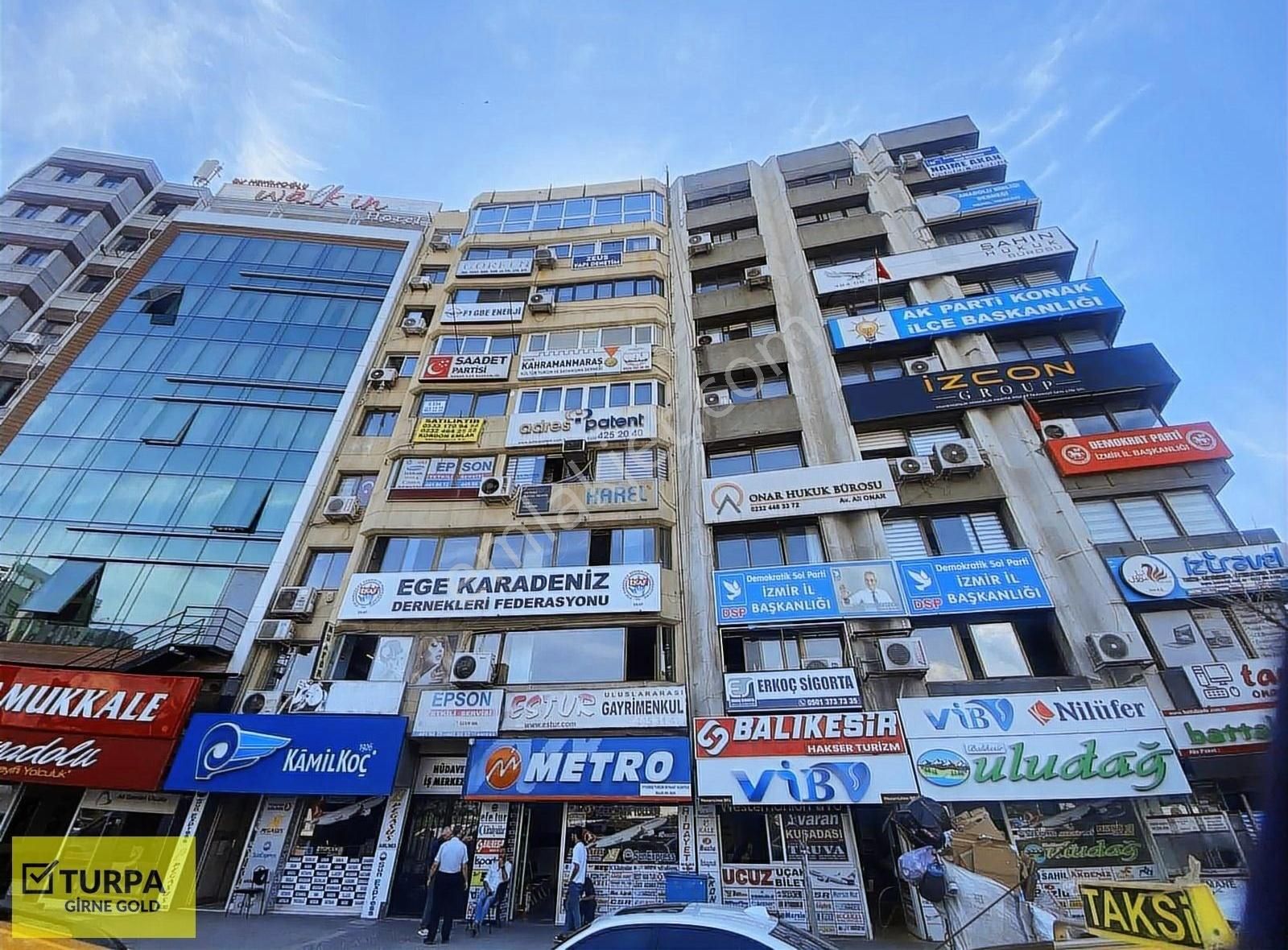 Konak İsmet Kaptan Kiralık Ofis Basmane 9 Eylül Meydanında Kiralık Ofis