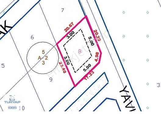 Termal Akköy Köyü Satılık Konut İmarlı TURYAPTAN YALOVA TERMAL AKKÖYDE 440 M2 İMARLI ARSA