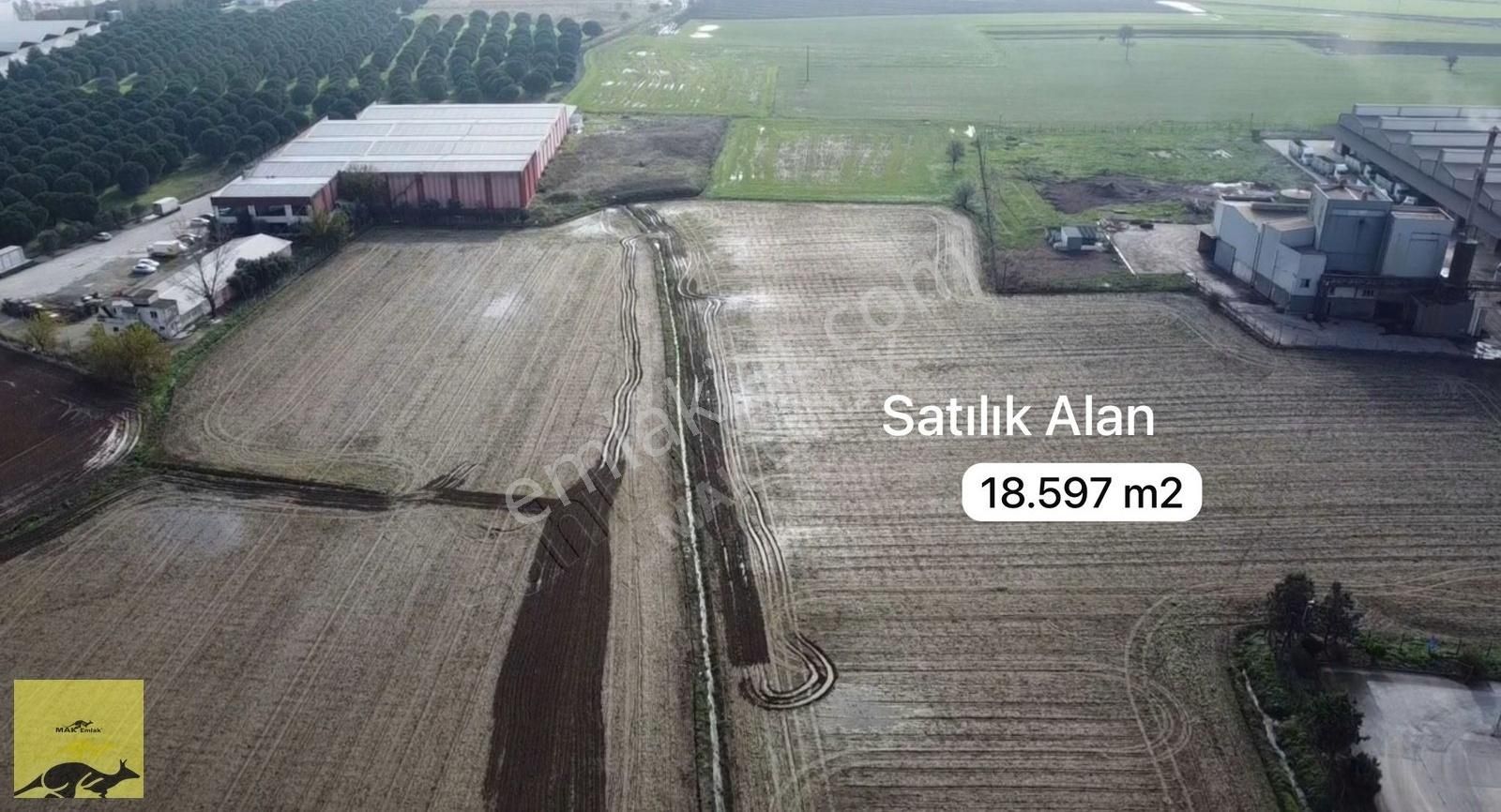 Bandırma Ömerli Satılık Sanayi İmarlı Bandırma'da Sanayi İmarlı 18.597 M2 Satılık Arsa S 2475