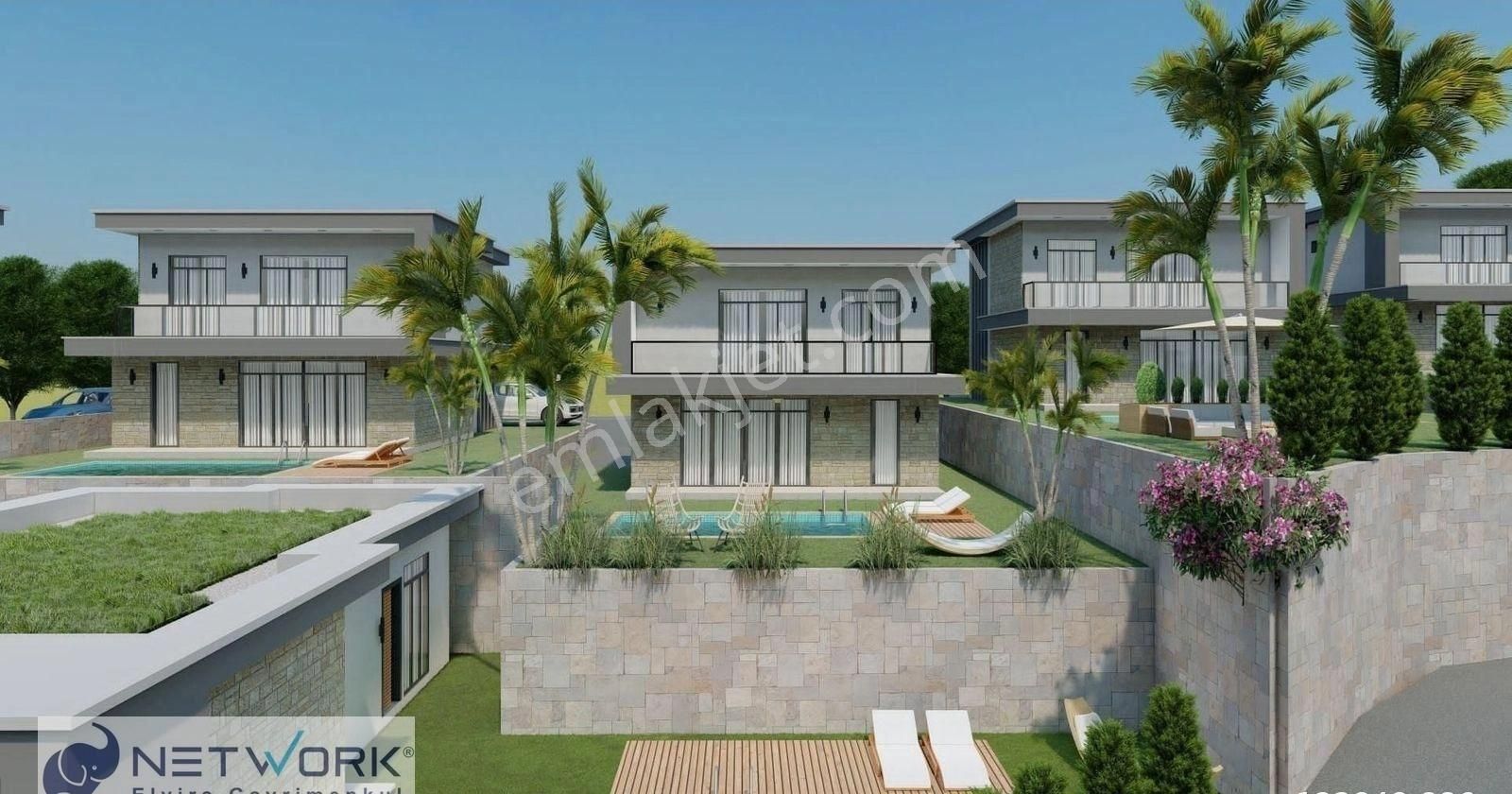 Bodrum Yakaköy Satılık Villa Bodrum Yakaköy Projeden Satılık 4+1 Villa