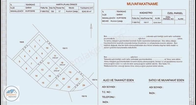 Beşinci Gayrimenkul Çaplı Muvaffakatlı Tekirdağ Saray 210 M2