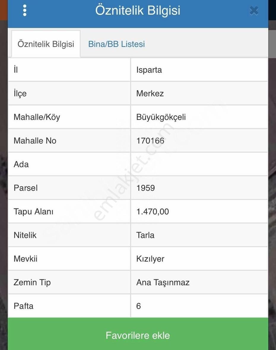 Isparta Merkez Büyükgökçeli Köyü (Okul) Satılık Tarla HSY GAYRİMENKUL'DEN ISPARTA BÜYÜKGÖKÇELİ DE 6.290 M2 MÜSTAKİL