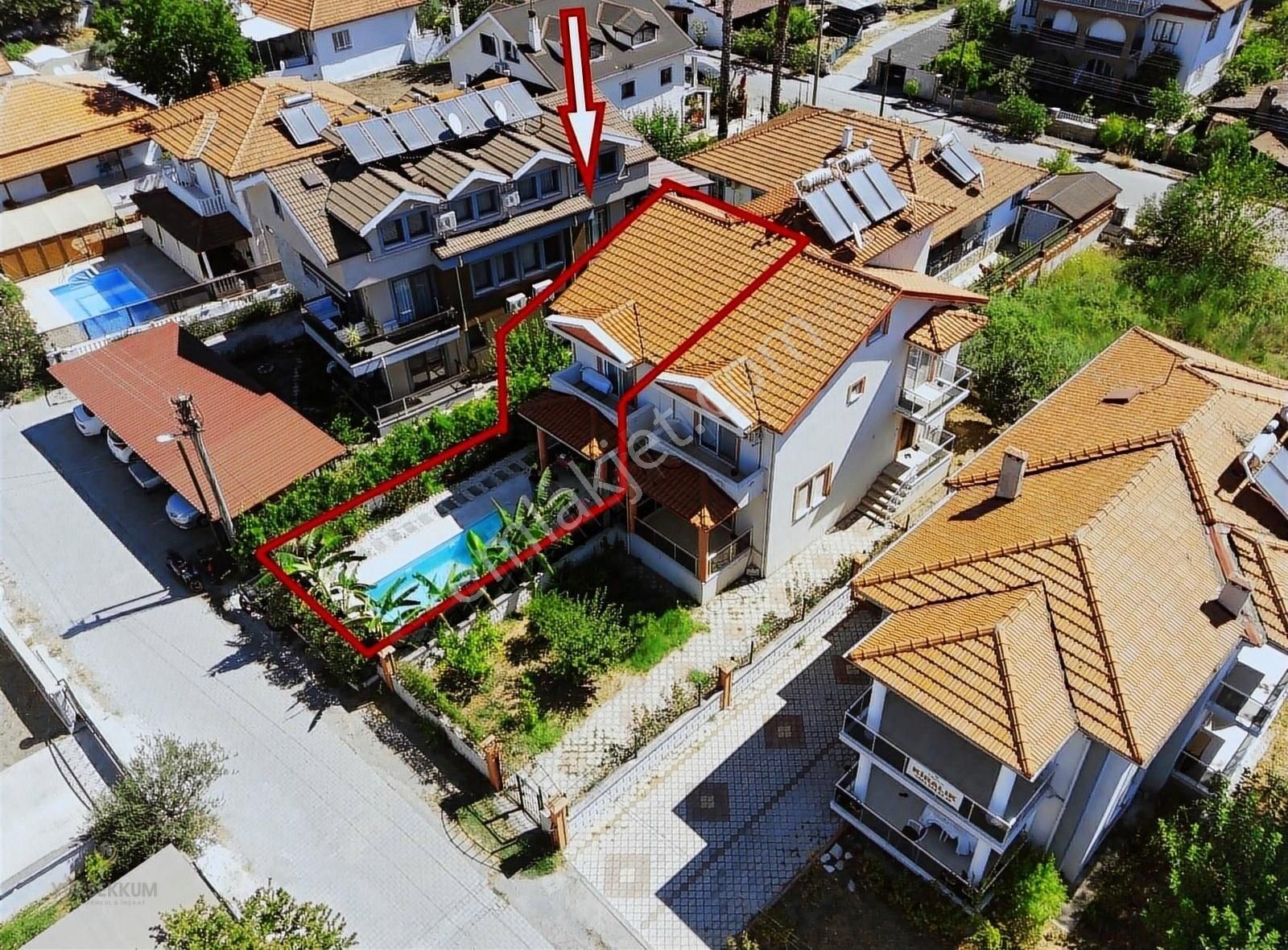 Köyceğiz Gülpınar Satılık Villa YÜKSEKKUM'dan Köyceğizde Müstakil Havuzlu Tripleks Villa Satılık